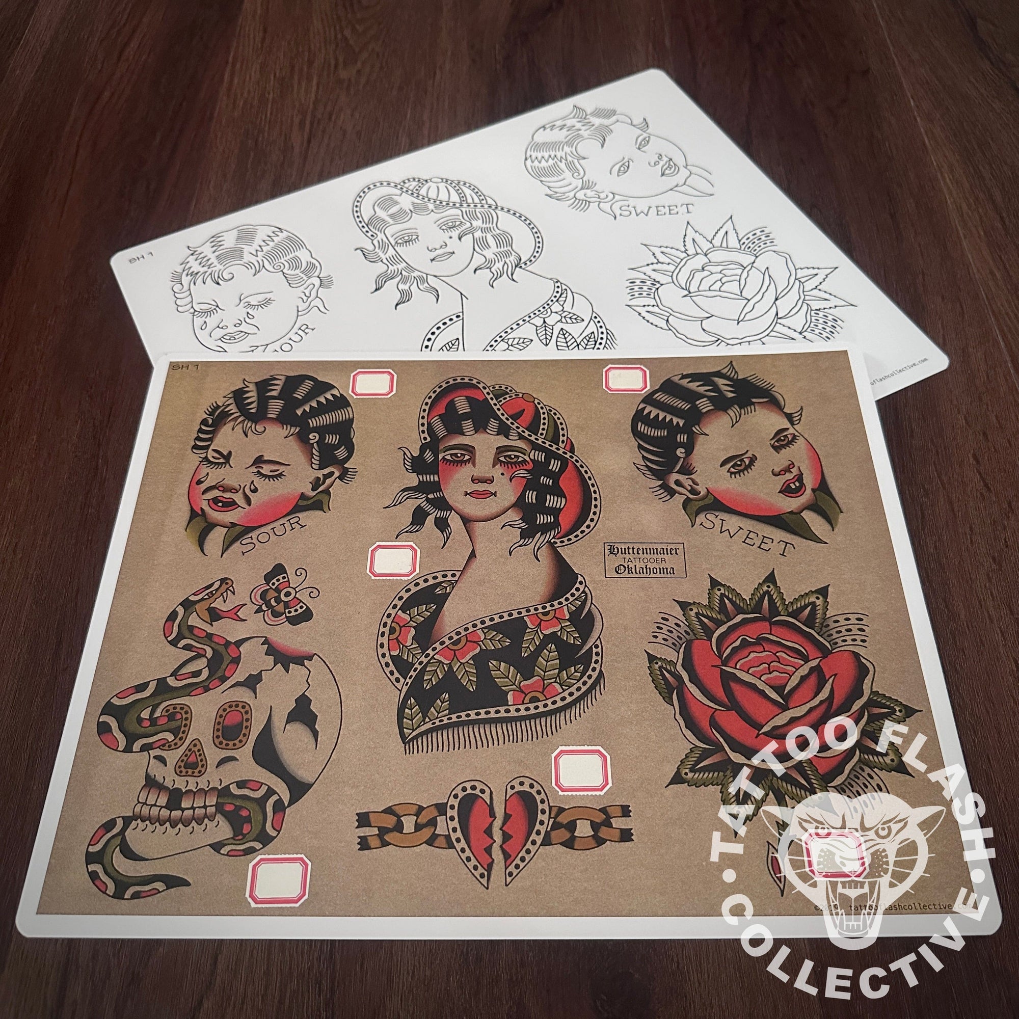 Scott Huttenmaier Flash Scott Huttenmaier Tattoo Flash #01