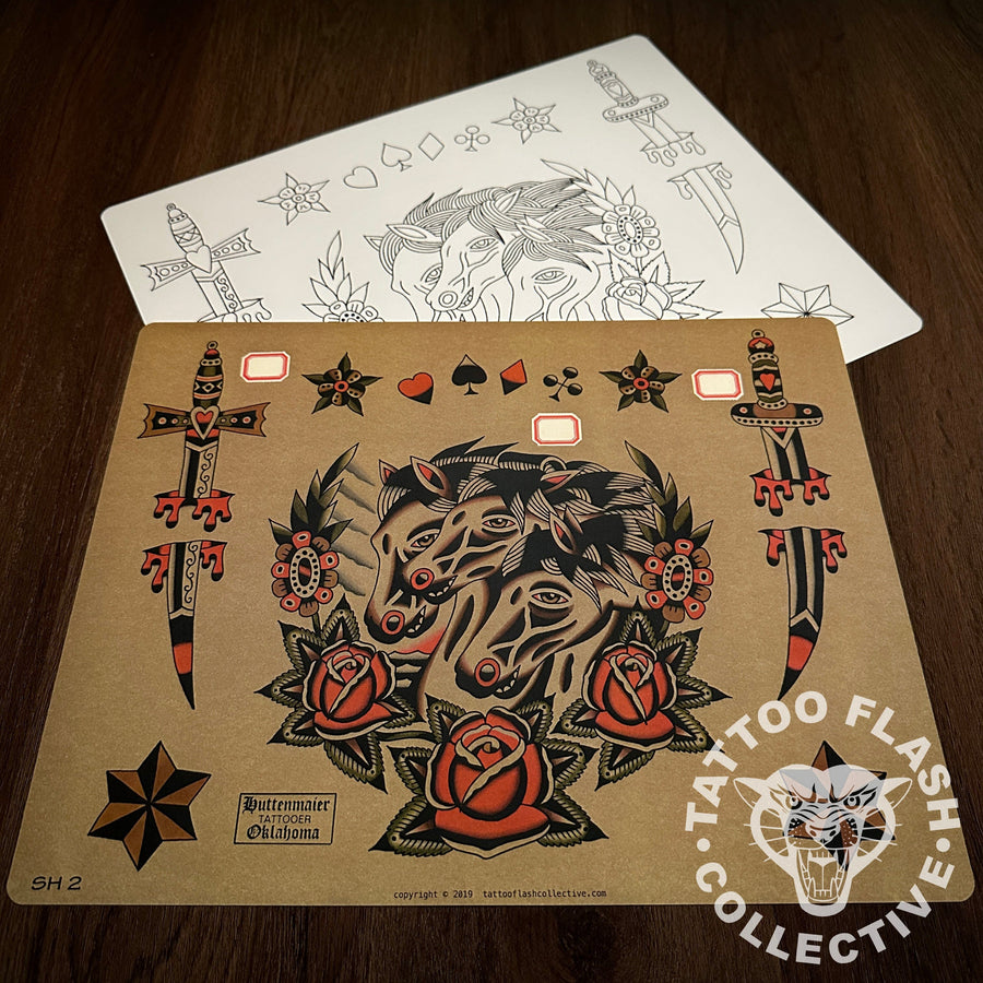 Scott Huttenmaier Flash Scott Huttenmaier Tattoo Flash #02