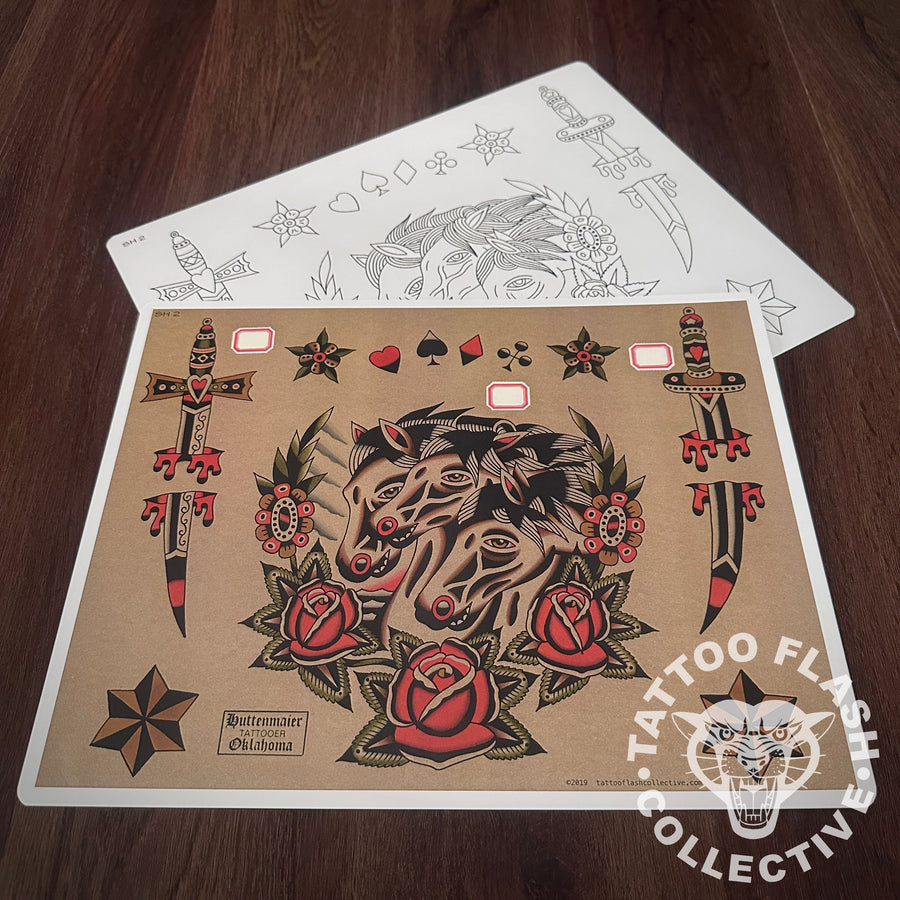 Scott Huttenmaier Flash Scott Huttenmaier Tattoo Flash #02