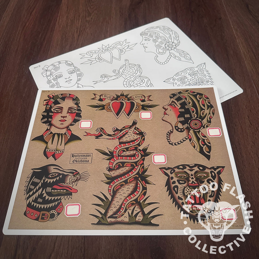 Scott Huttenmaier Flash Scott Huttenmaier Tattoo Flash #03