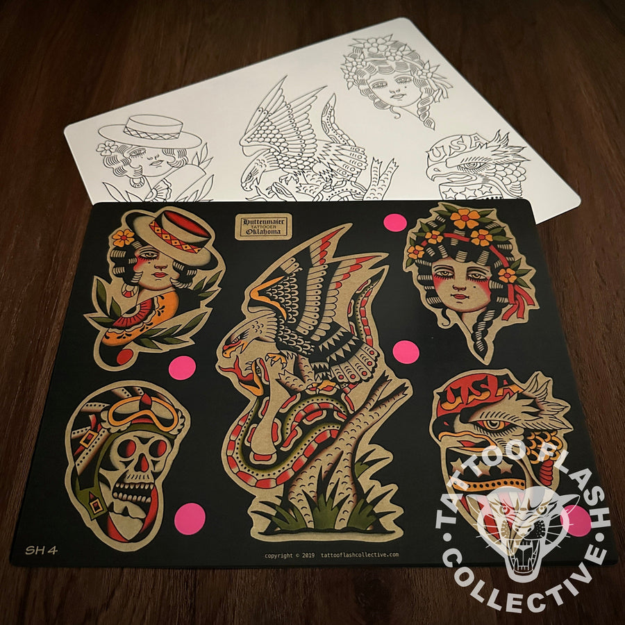 Scott Huttenmaier Flash Scott Huttenmaier Tattoo Flash #04