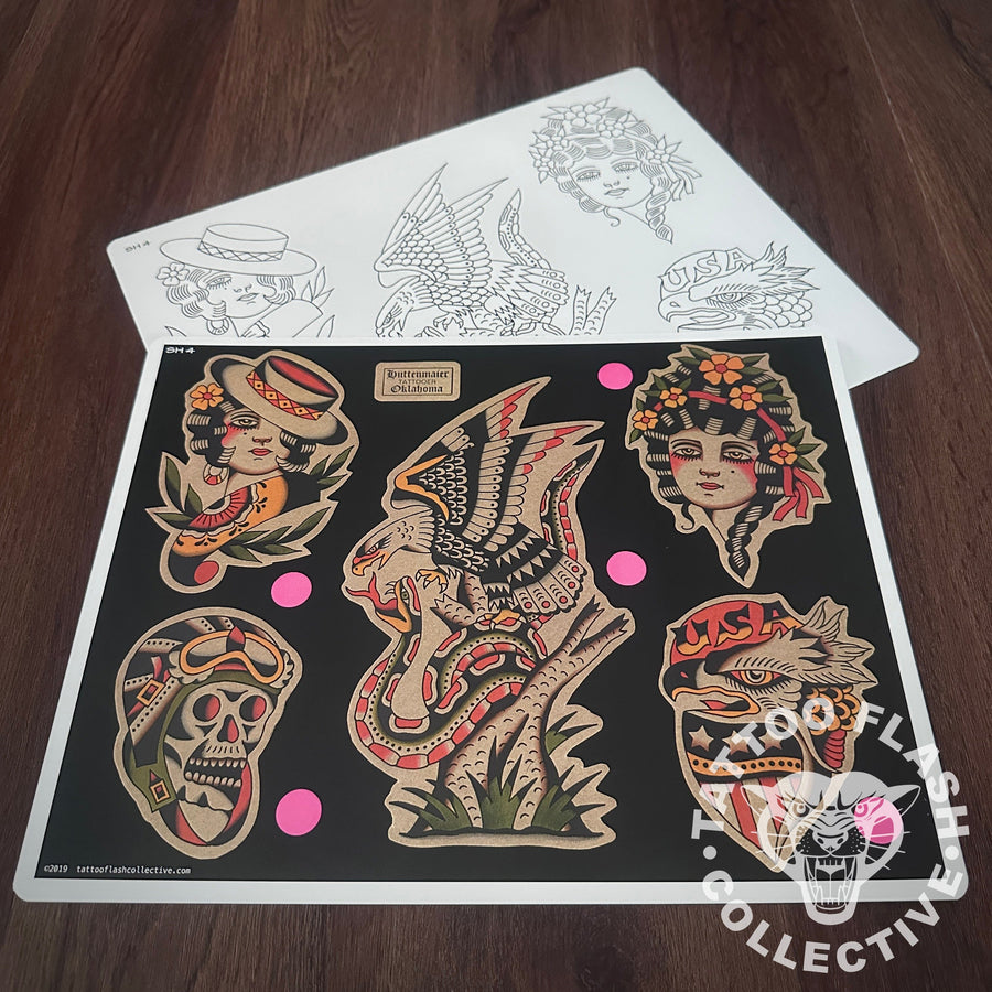 Scott Huttenmaier Flash Scott Huttenmaier Tattoo Flash #04