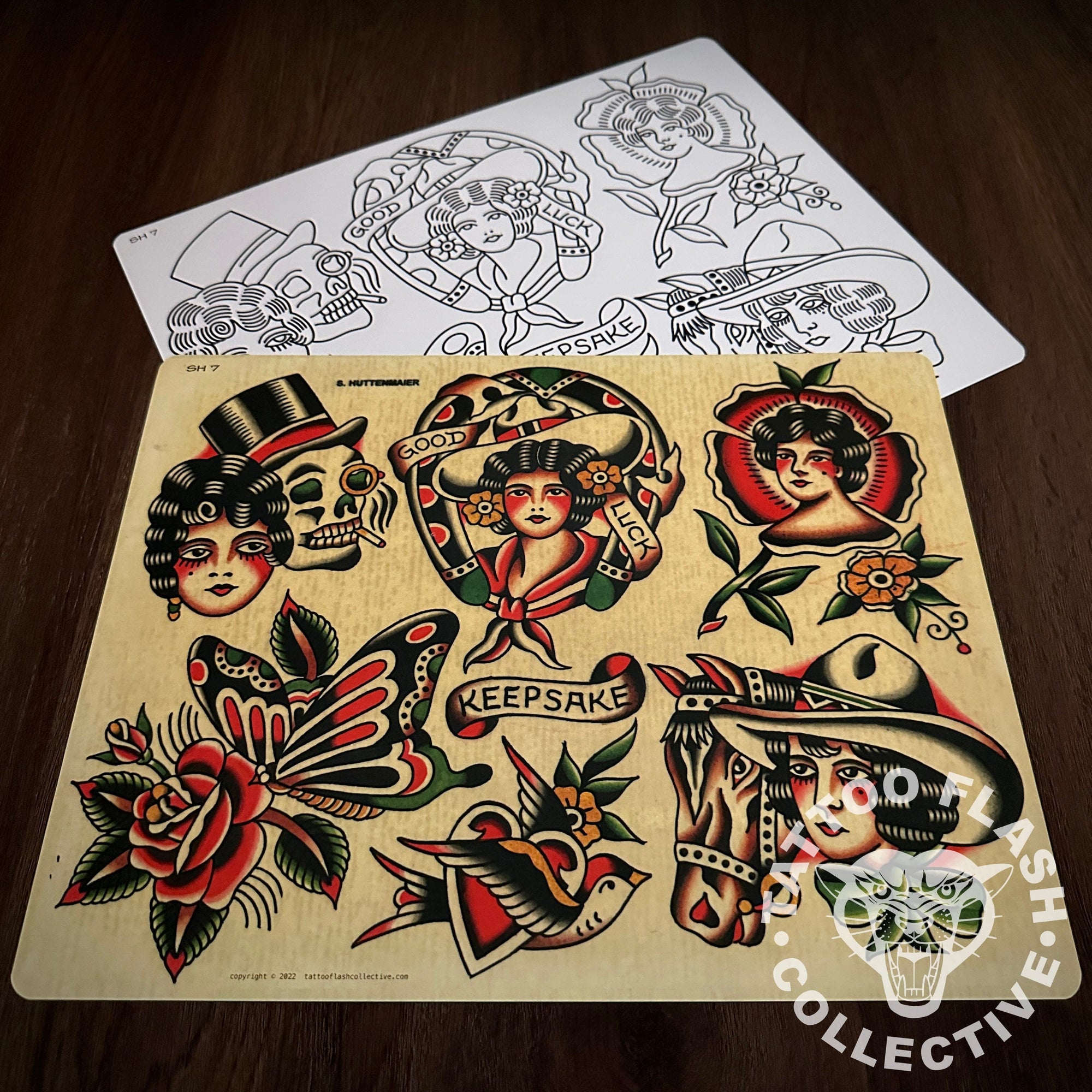 Scott Huttenmaier Flash Scott Huttenmaier Tattoo Flash #07