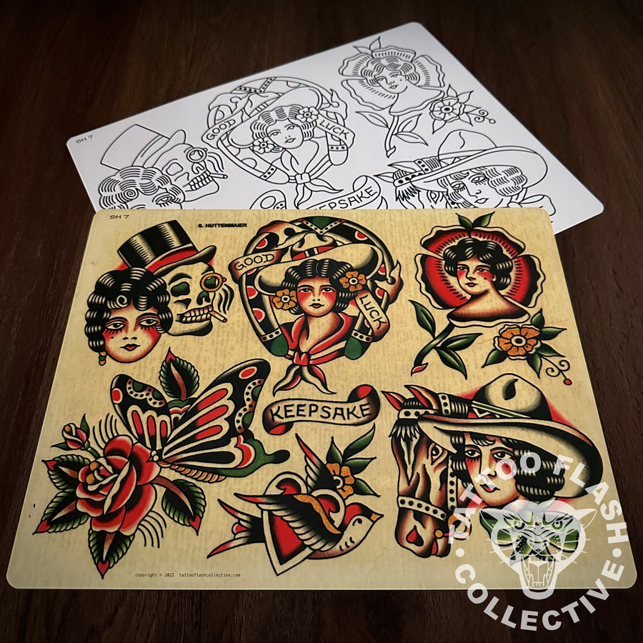 Scott Huttenmaier Flash Scott Huttenmaier Tattoo Flash #07