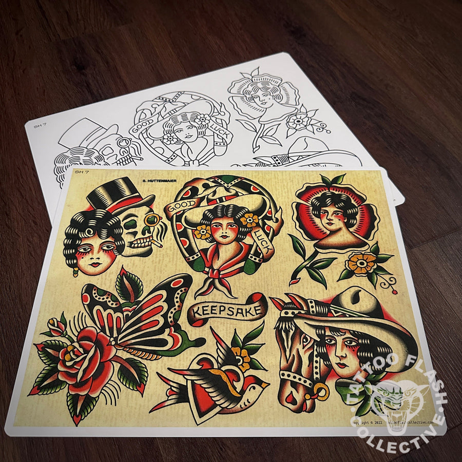Scott Huttenmaier Flash Scott Huttenmaier Tattoo Flash #07