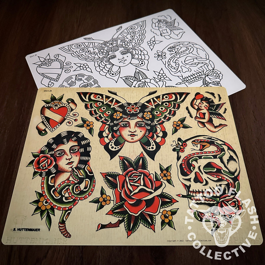 Scott Huttenmaier Flash Scott Huttenmaier Tattoo Flash #08