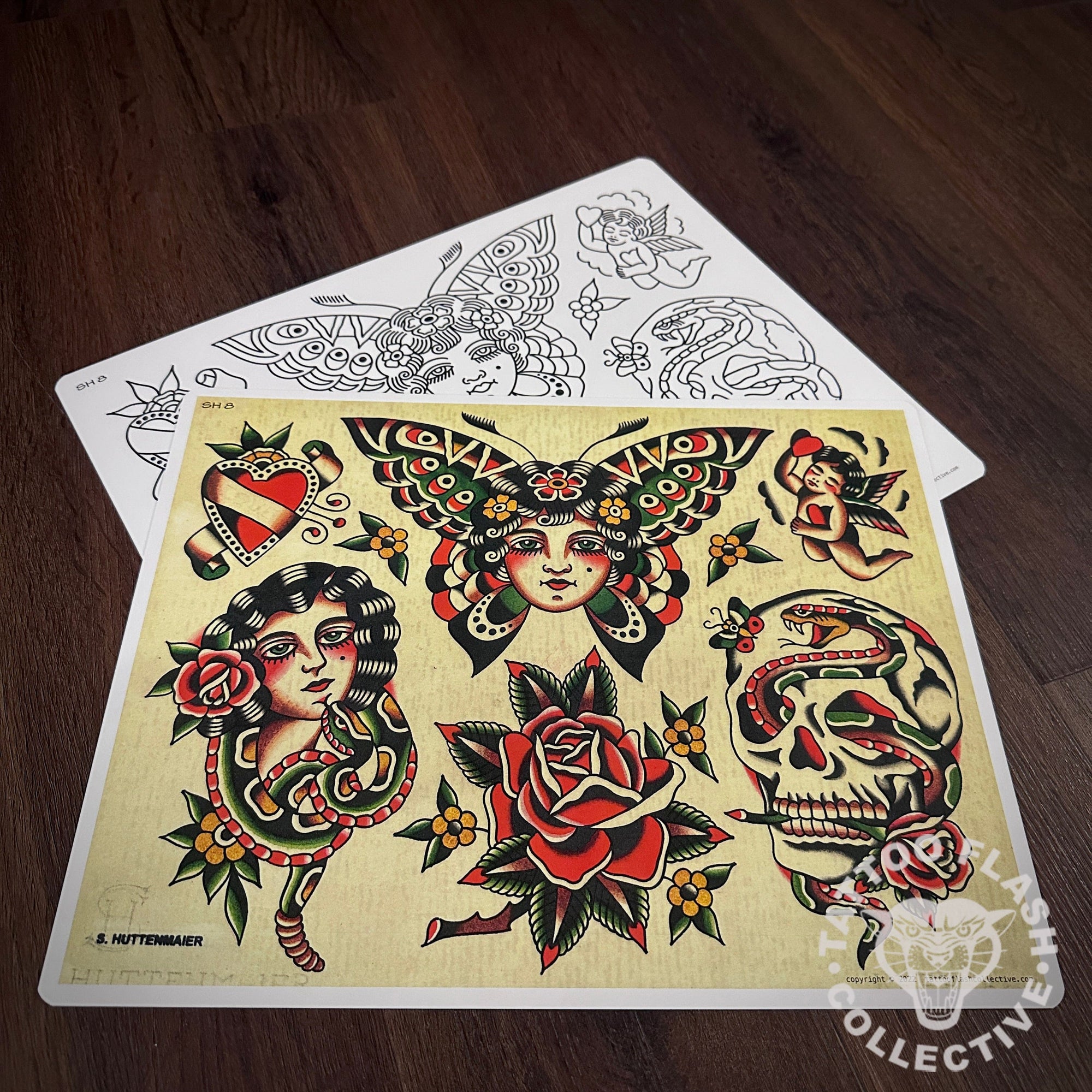 Scott Huttenmaier Flash Scott Huttenmaier Tattoo Flash #08