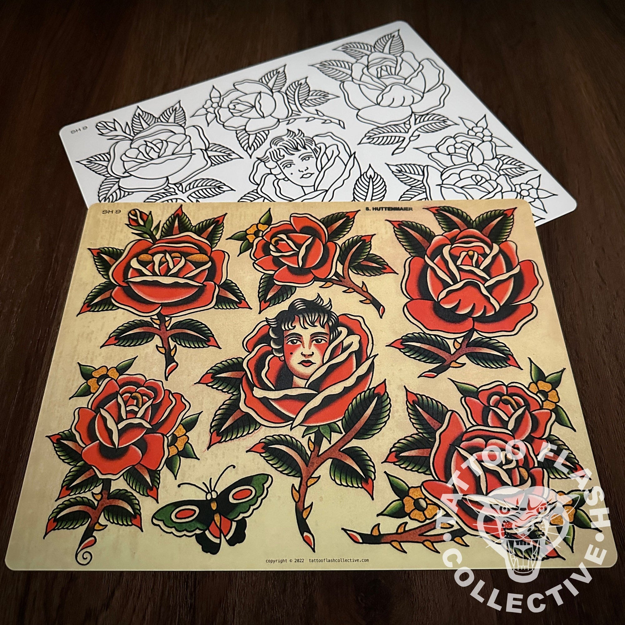 Scott Huttenmaier Flash Scott Huttenmaier Tattoo Flash #09