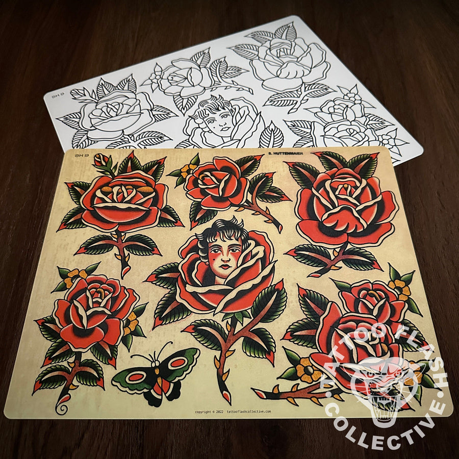 Scott Huttenmaier Flash Scott Huttenmaier Tattoo Flash #09