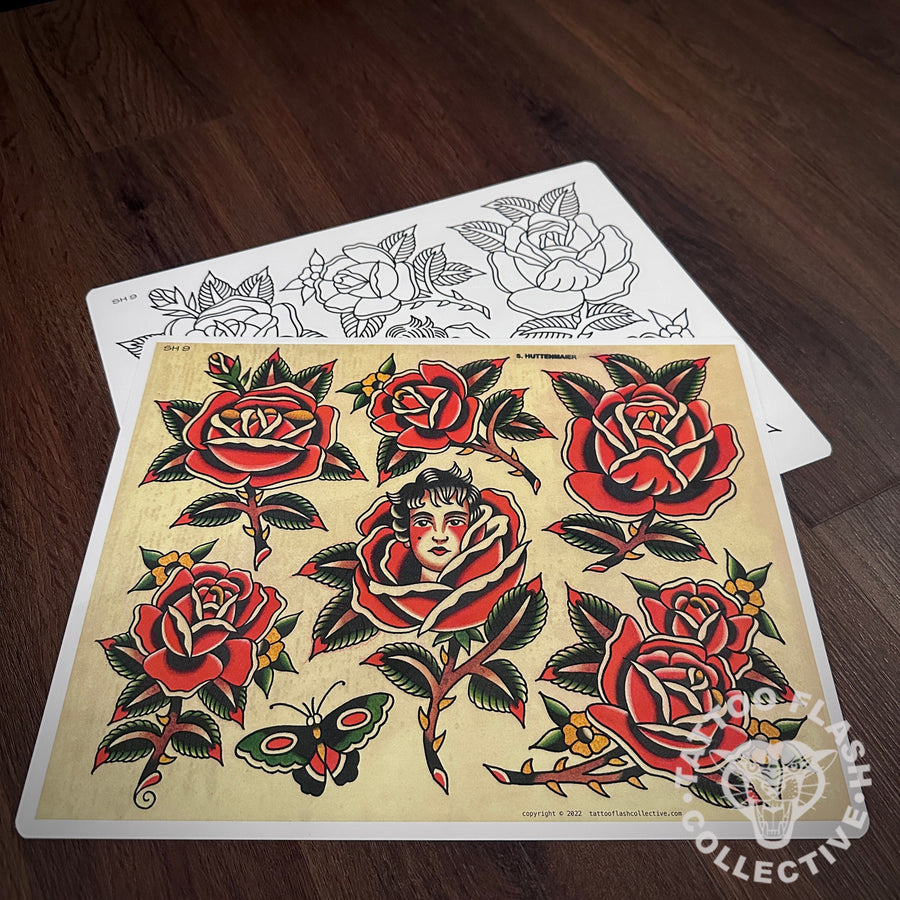 Scott Huttenmaier Flash Scott Huttenmaier Tattoo Flash #09