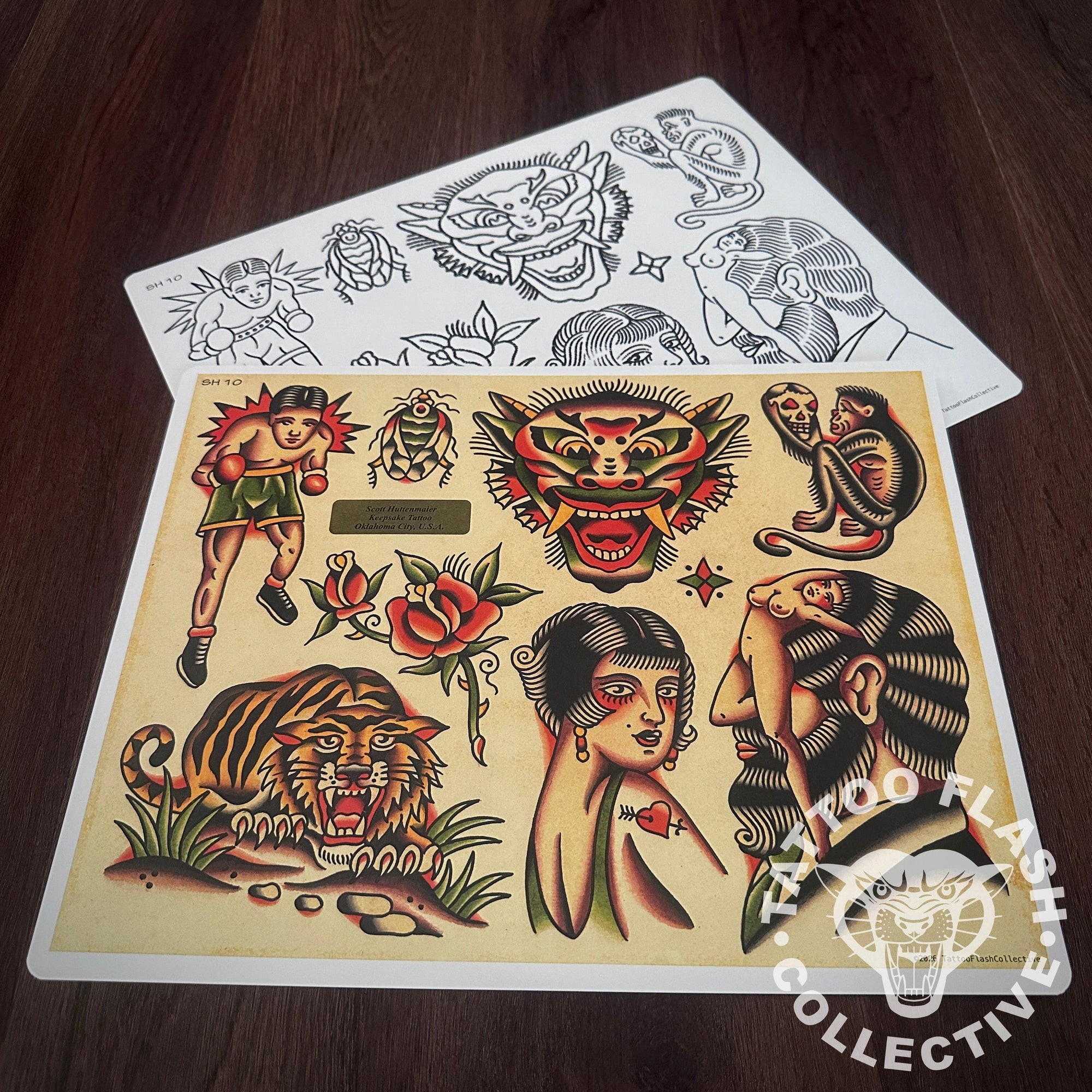 Scott Huttenmaier Flash Scott Huttenmaier Tattoo Flash #10