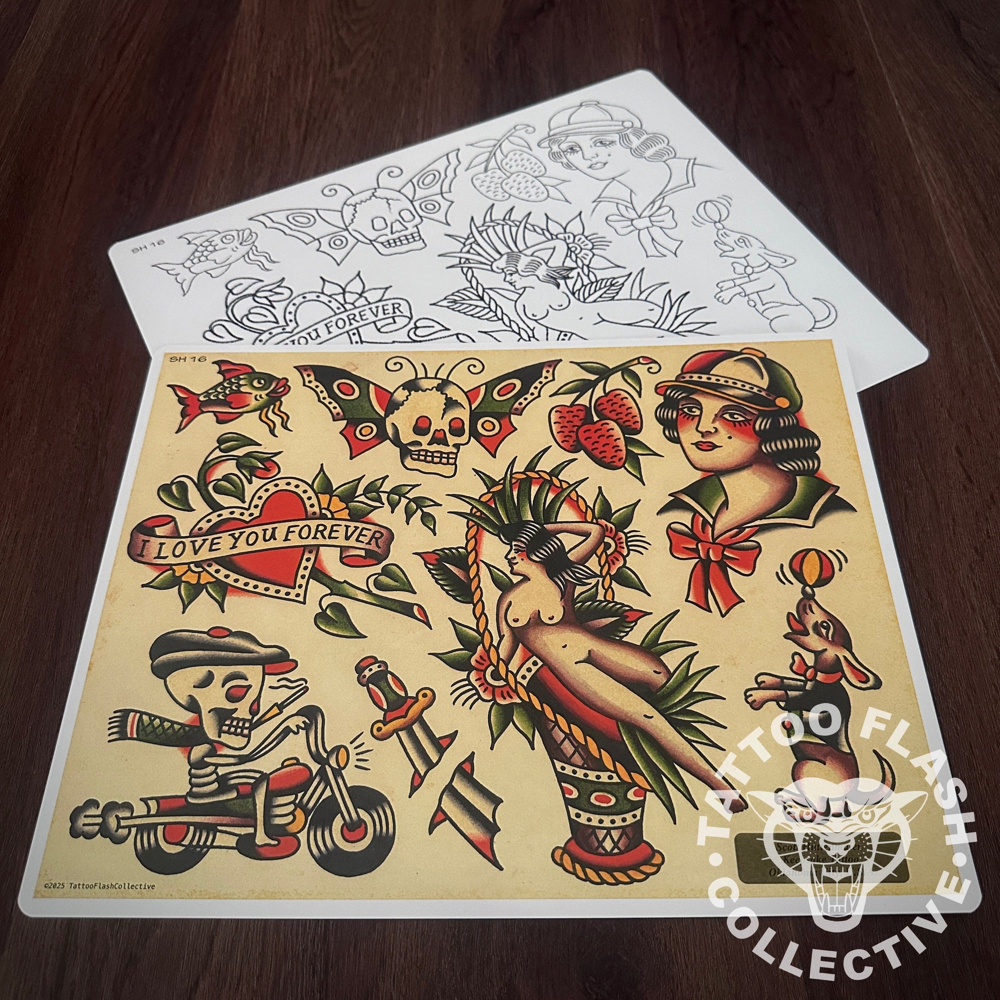 Scott Huttenmaier Flash Scott Huttenmaier Tattoo Flash #16