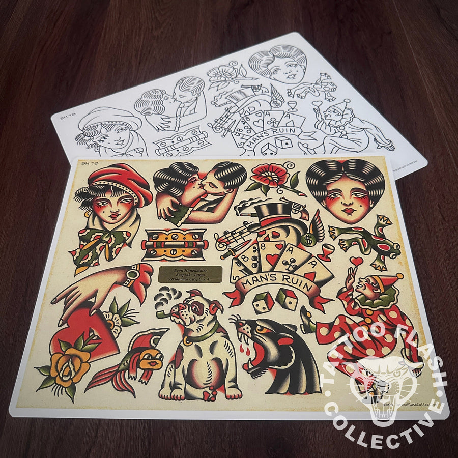 Scott Huttenmaier Flash Scott Huttenmaier Tattoo Flash #18