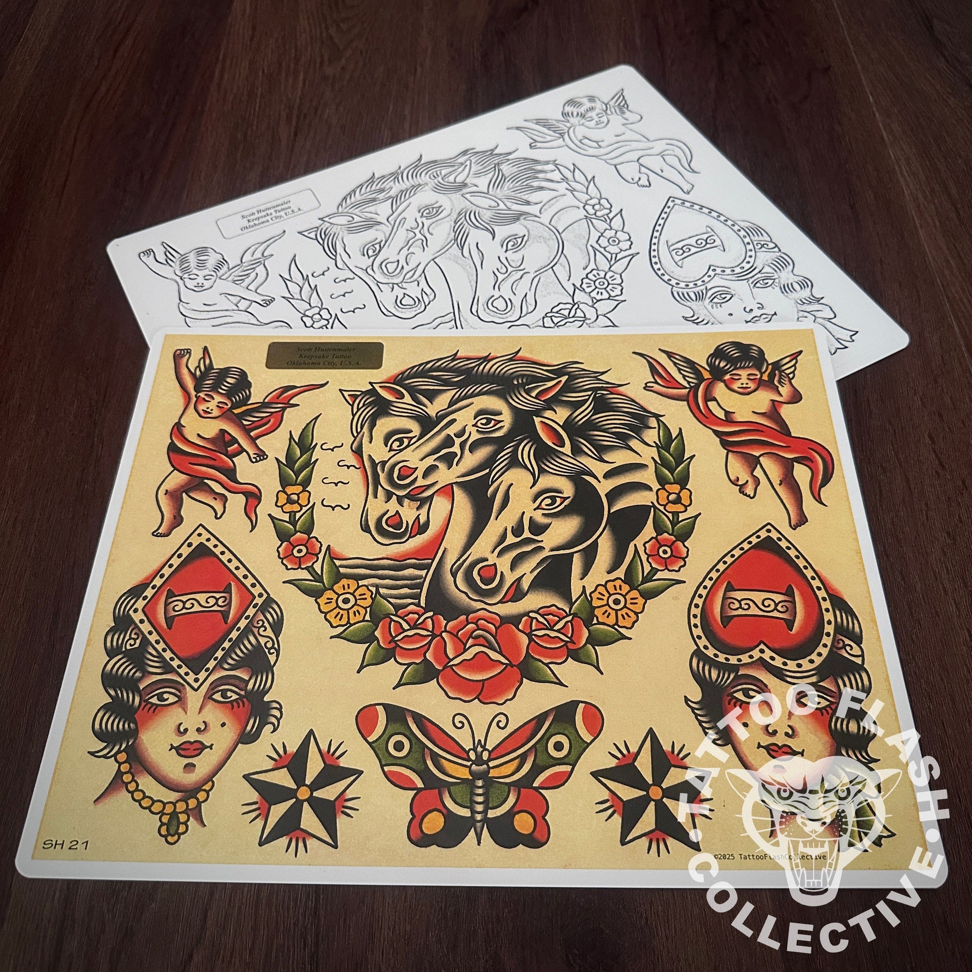 Scott Huttenmaier Flash Scott Huttenmaier Tattoo Flash #21