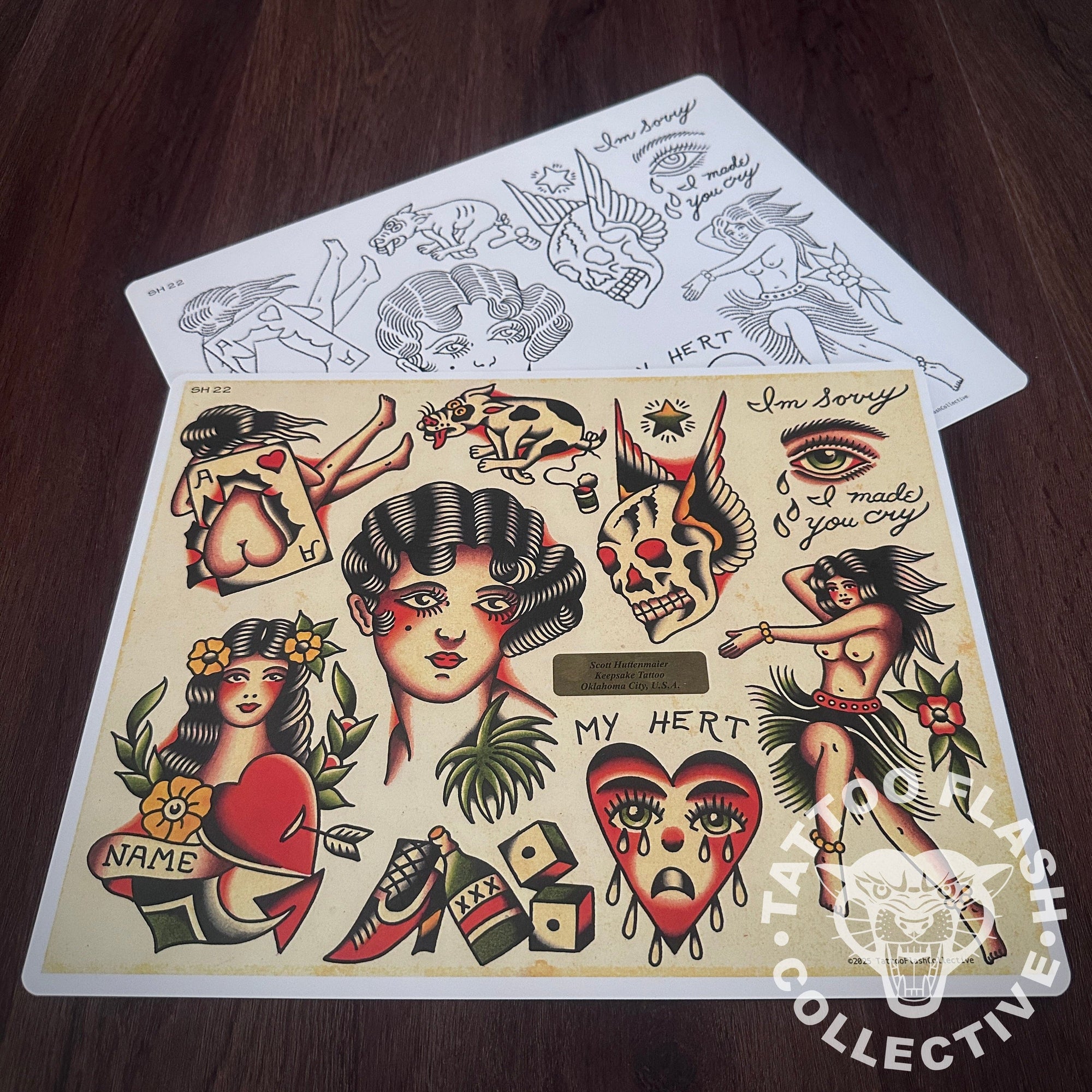 Scott Huttenmaier Flash Scott Huttenmaier Tattoo Flash #22