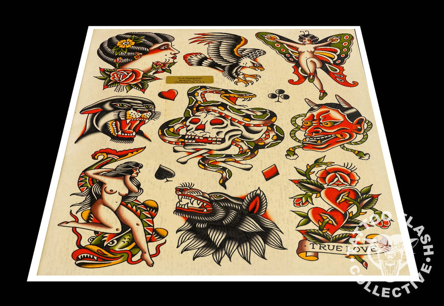 Scott Huttenmaier prints 12"x16" Scott Huttenmaeir Tattoo Print #04- 12"x16" and 16"x20"