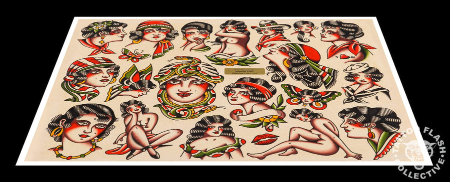 Scott Huttenmaier prints 12"x16" Scott Huttenmaeir Tattoo Print #09- 12"x16" and 16"x20"