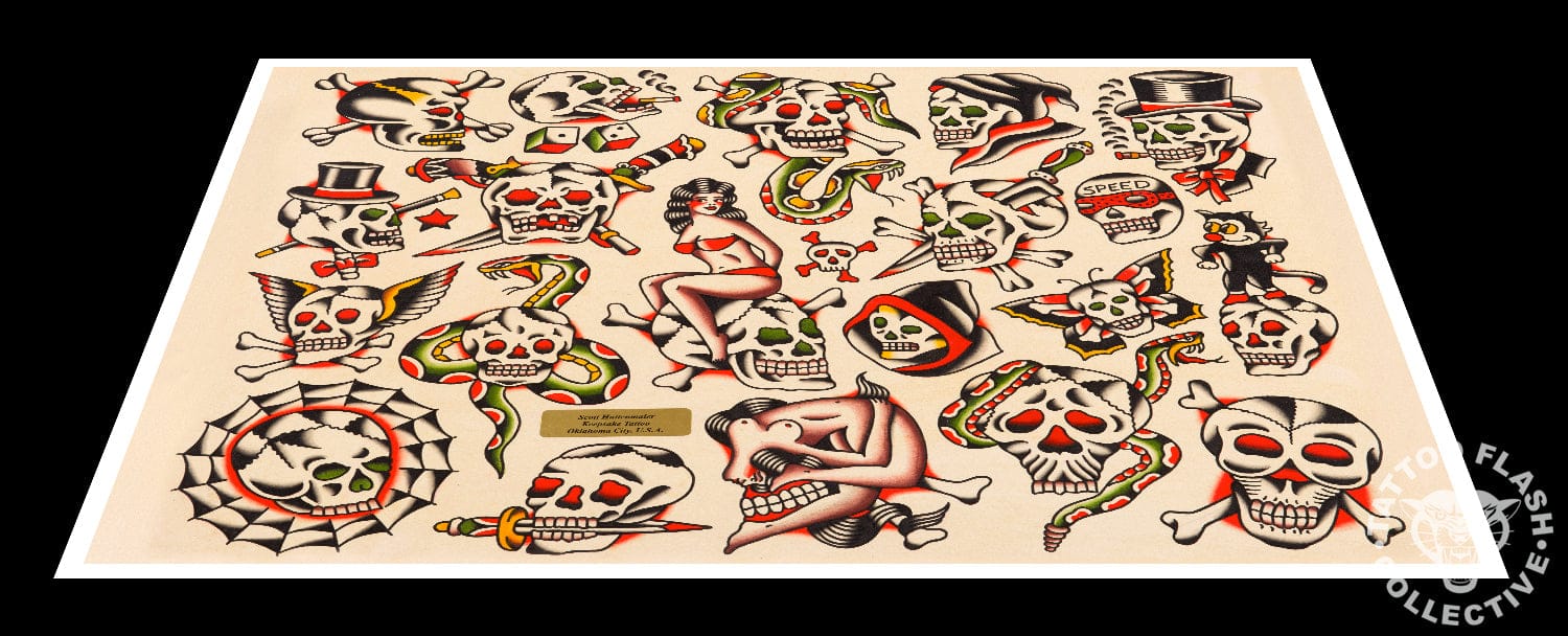 Scott Huttenmaier prints 12"x16" Scott Huttenmaeir Tattoo Print #10- 12"x16" and 16"x20"