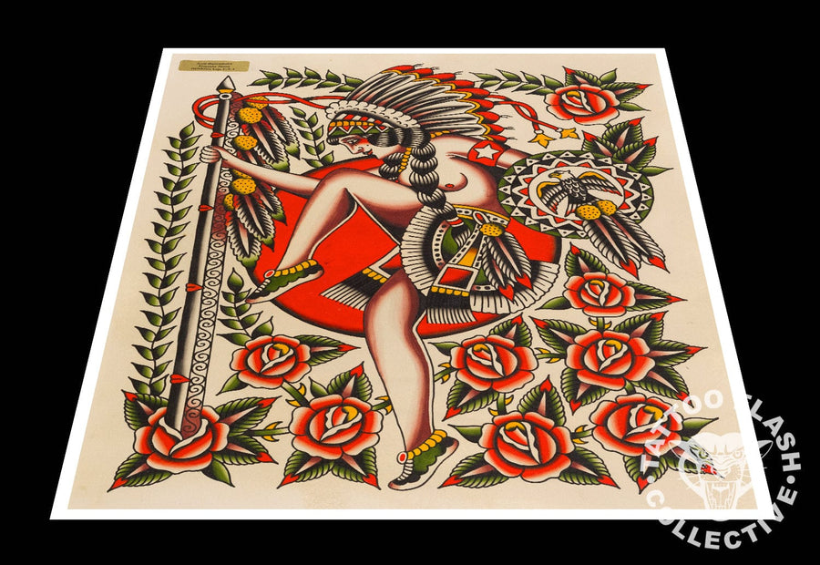 Scott Huttenmaier prints 12"x16" Scott Huttenmaeir Tattoo Print #13- 12"x16" and 16"x20"