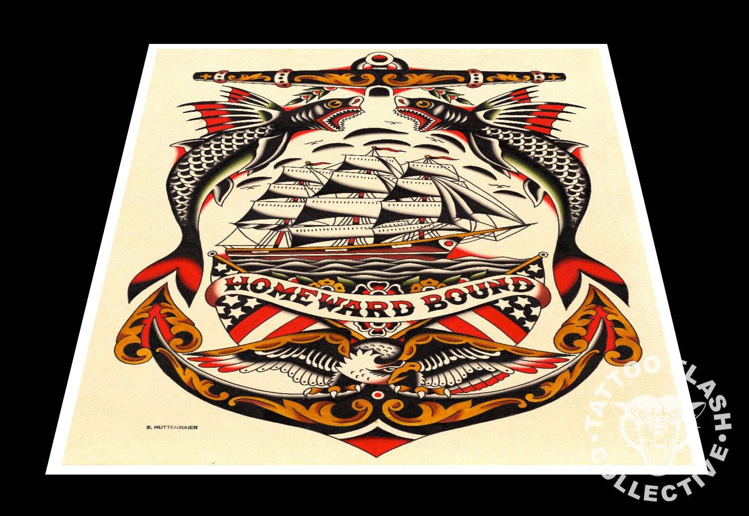 Scott Huttenmaier prints 12"x16" Scott Huttenmaeir Tattoo Print #14- 12"x16" and 16"x20"