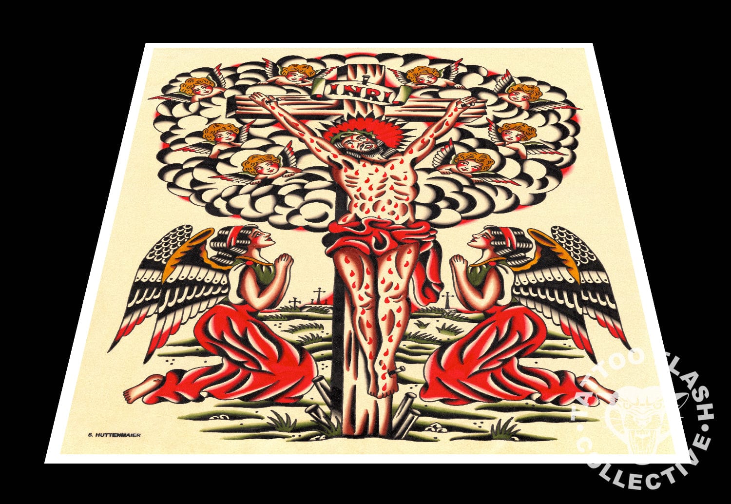 Scott Huttenmaier prints 12"x16" Scott Huttenmaeir Tattoo Print #17- 12"x16" and 16"x20"