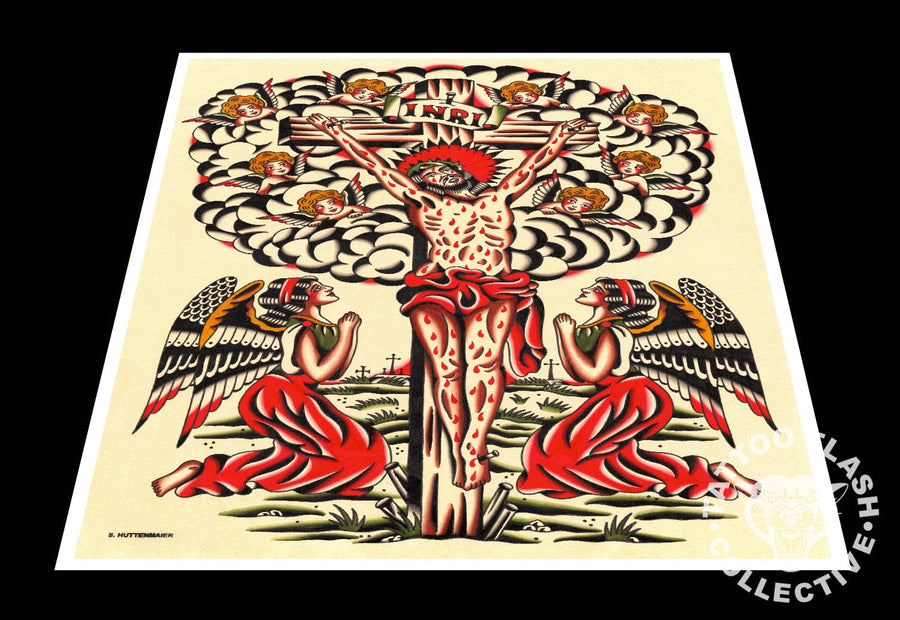 Scott Huttenmaier prints 12"x16" Scott Huttenmaeir Tattoo Print #17- 12"x16" and 16"x20"