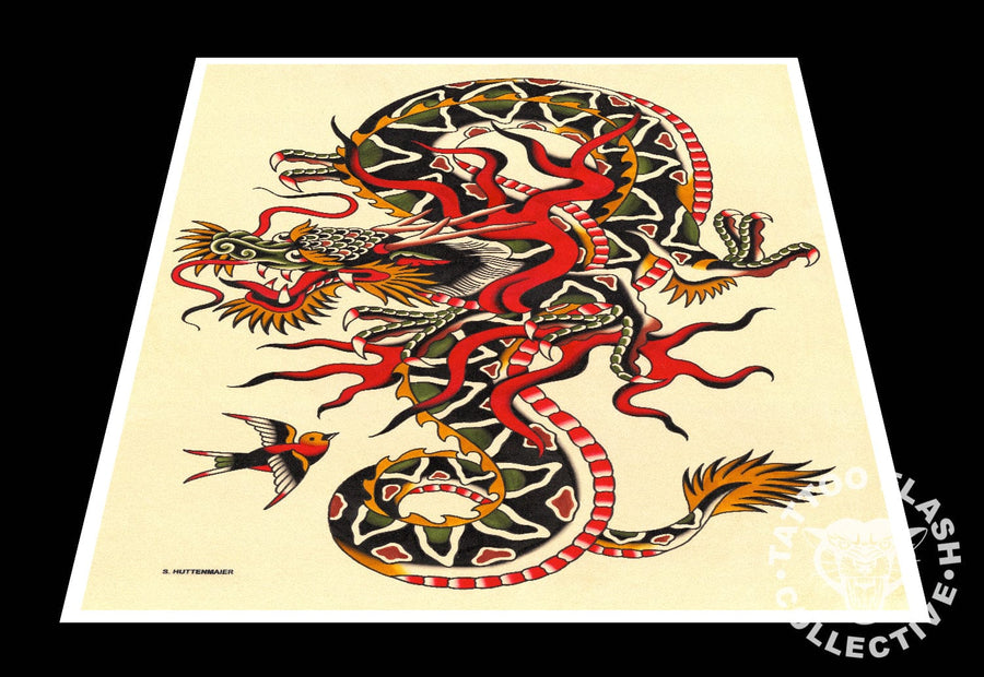 Scott Huttenmaier prints 12"x16" Scott Huttenmaeir Tattoo Print #20- 12"x16" and 16"x20"