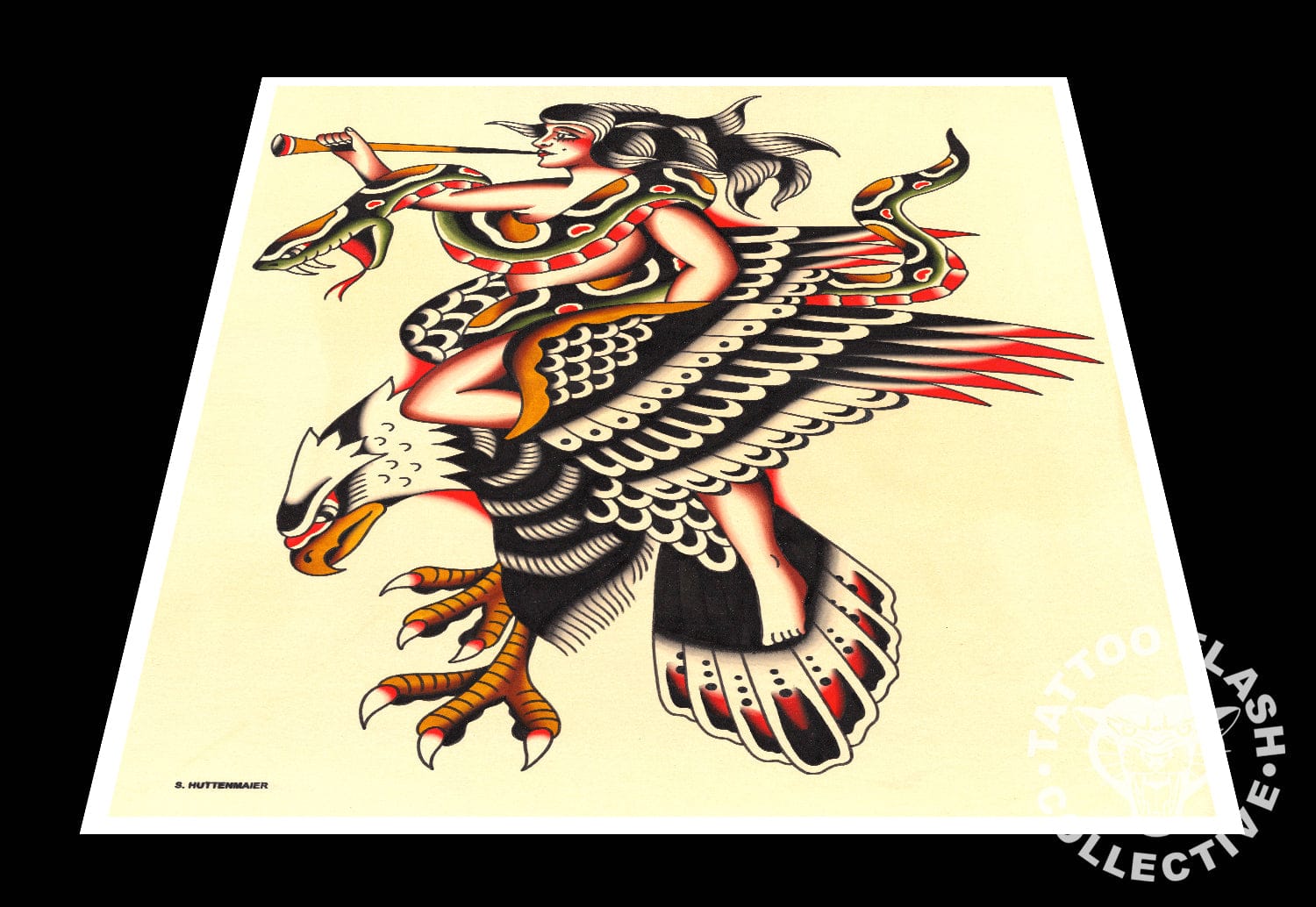 Scott Huttenmaier prints 12"x16" Scott Huttenmaeir Tattoo Print #21- 12"x16" and 16"x20"