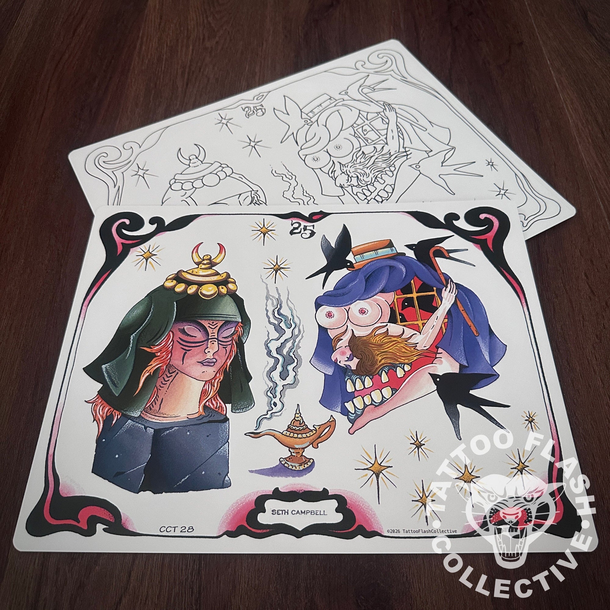 seth campbell Flash Seth Campbell Tattoo Flash #28