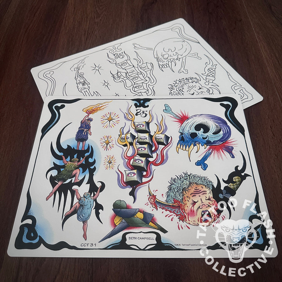 seth campbell Flash Seth Campbell Tattoo Flash #31