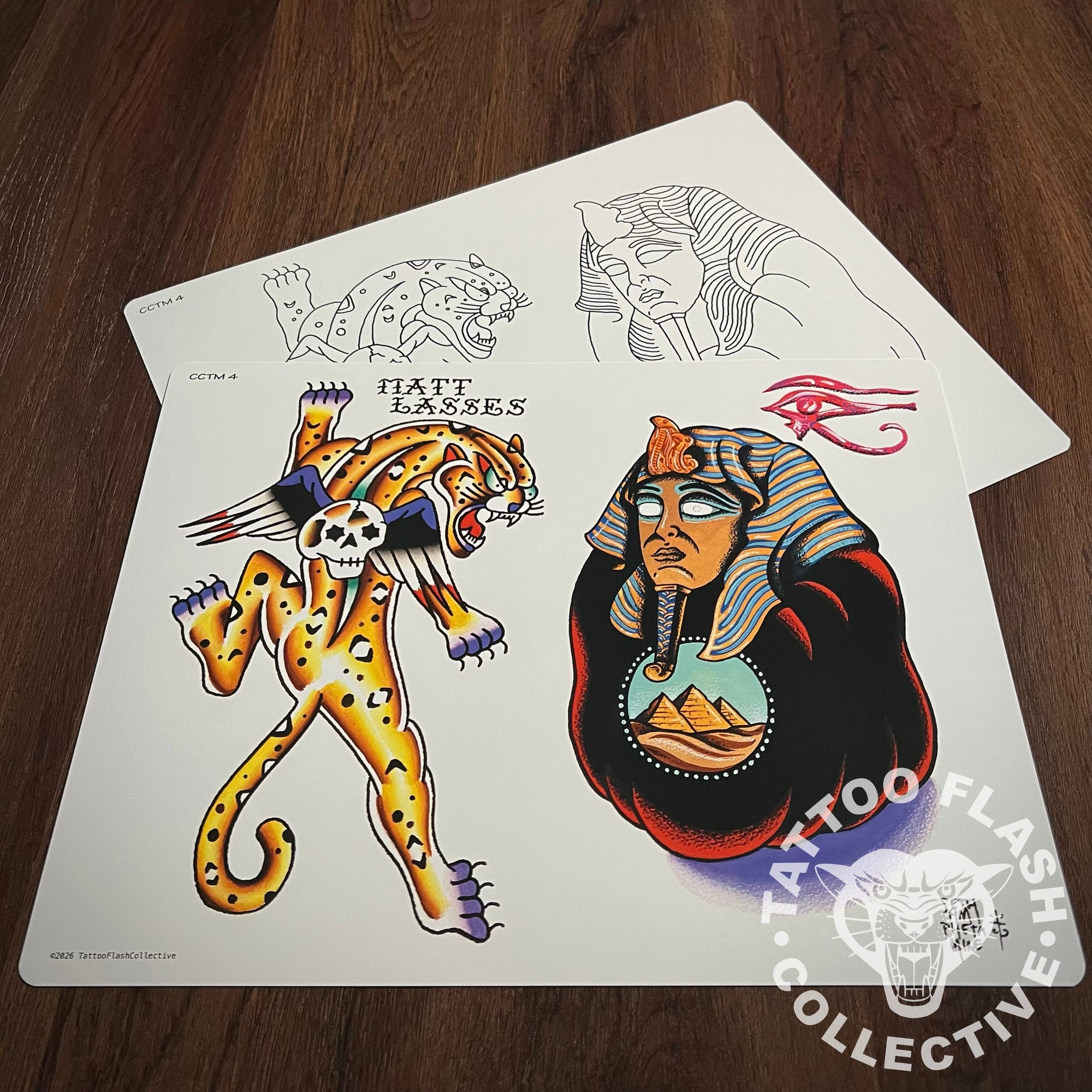 Seth-Matt Flash Seth Campbell / Matt Lasses Tattoo Flash #04