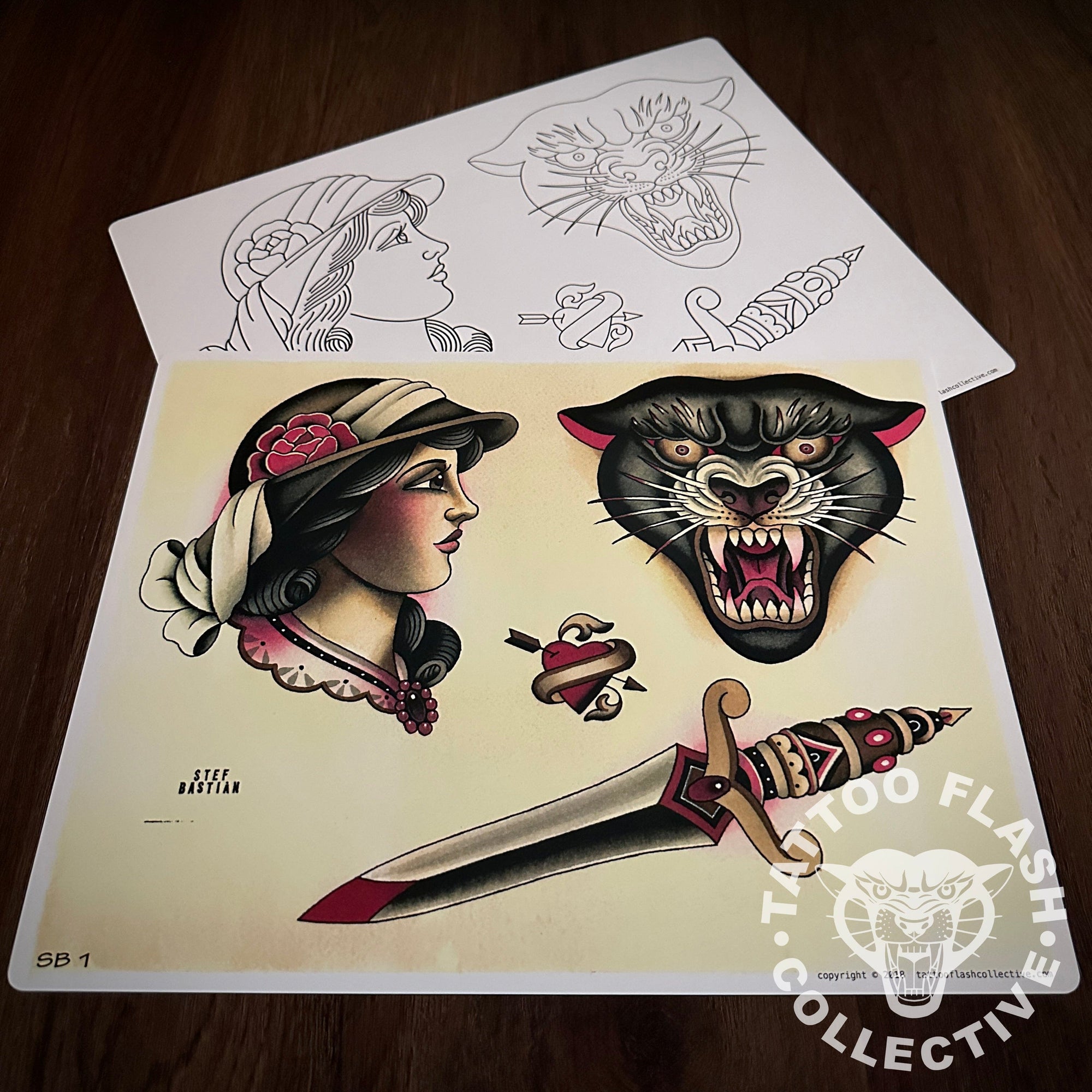 stef bastian Flash Stef Bastian Tattoo Flash #01