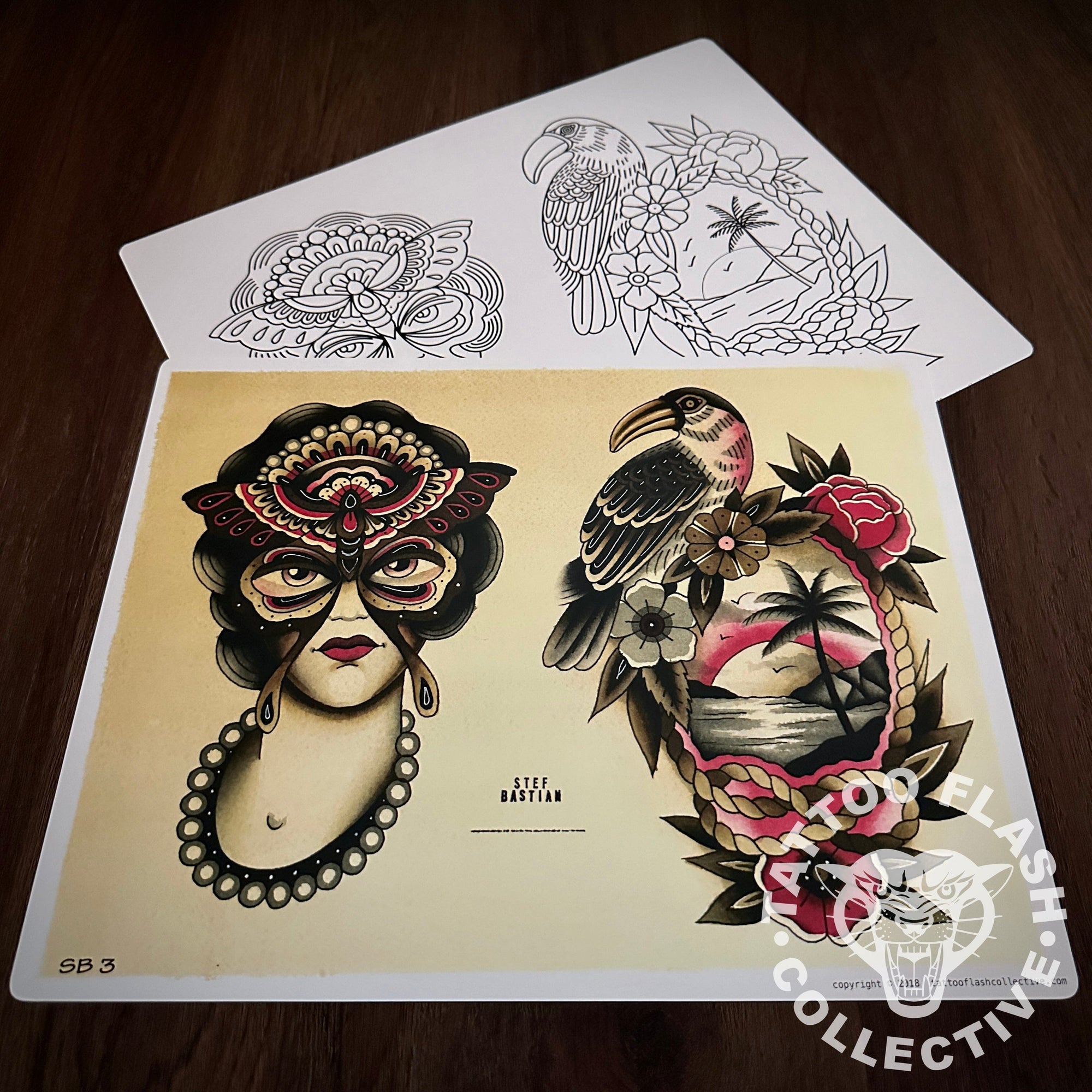 stef bastian Flash Stef Bastian Tattoo Flash #03