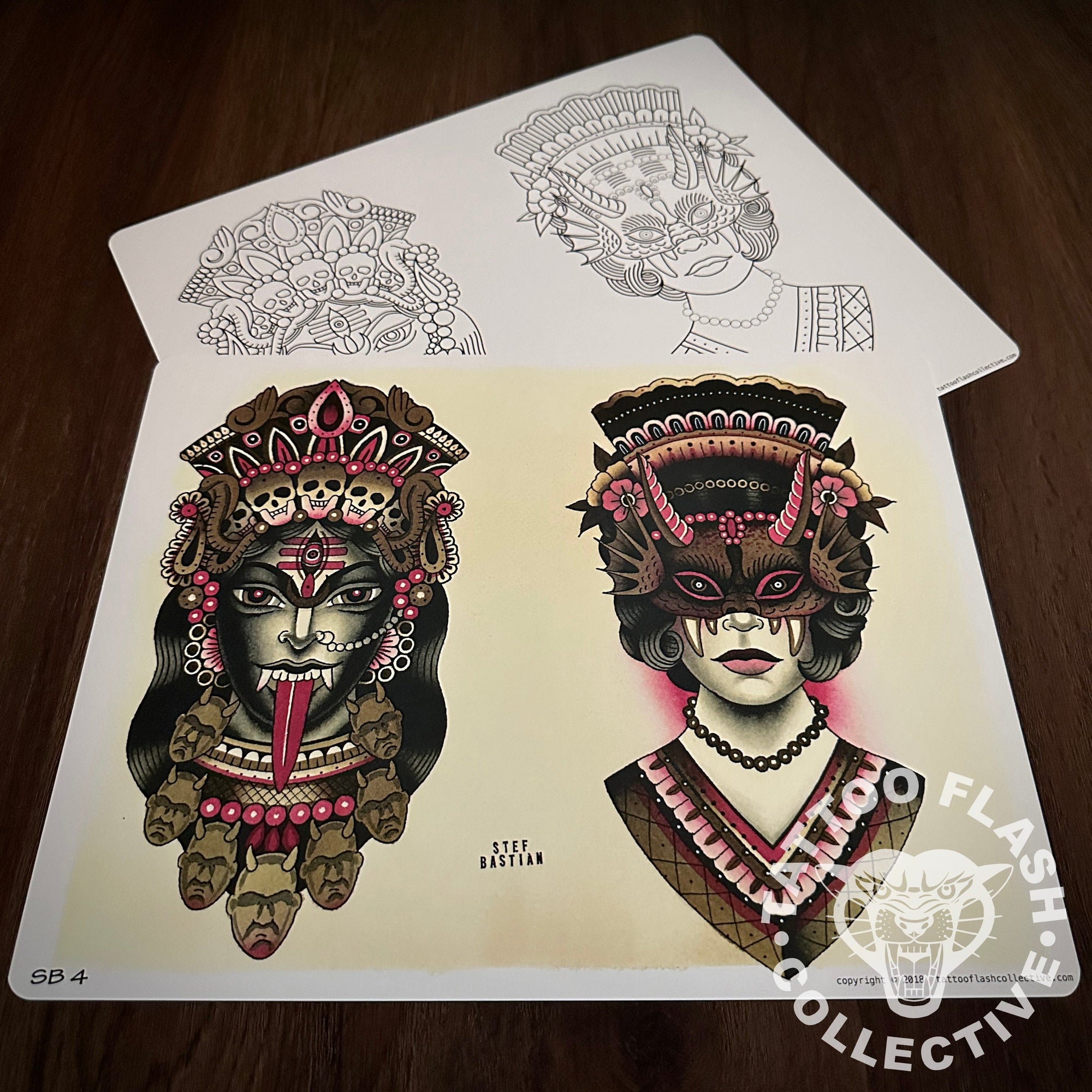 stef bastian Flash Stef Bastian Tattoo Flash #04