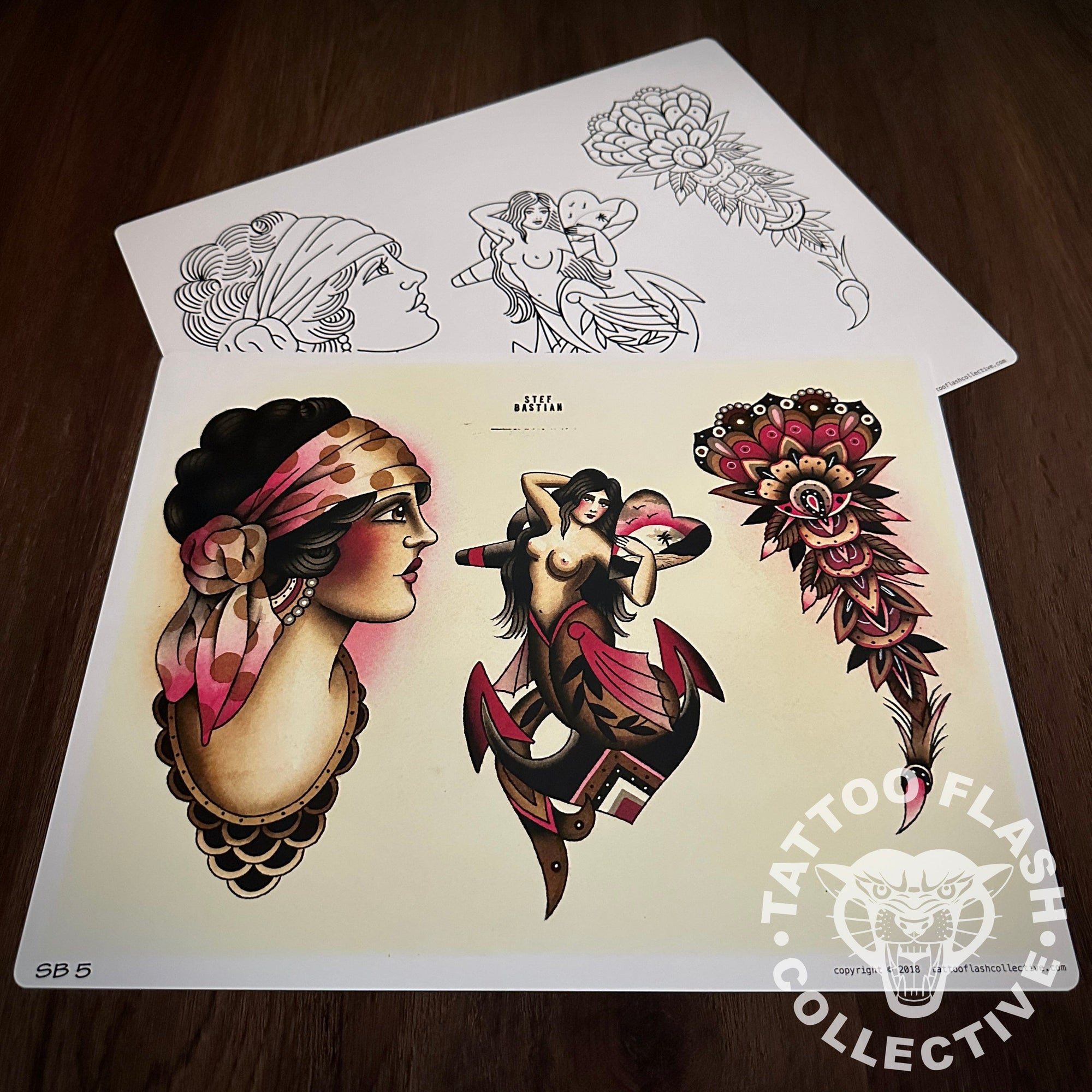 stef bastian Flash Stef Bastian Tattoo Flash #05