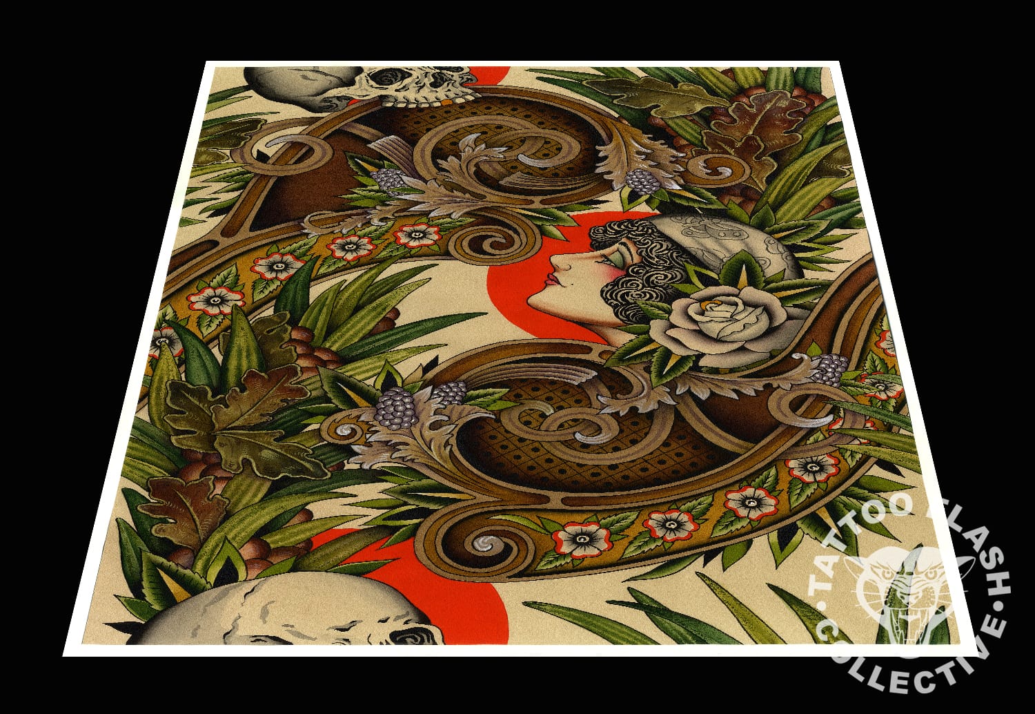 stef bastian prints 12"x16" Stef Bastian Tattoo Print #17- 12"x16" and 18"x24"