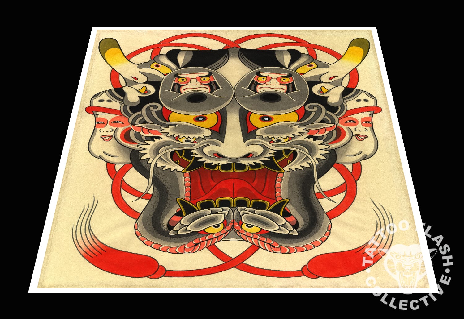 stef bastian prints 12"x16" Stef Bastian Tattoo Print #19- 12"x16" and 18"x24"