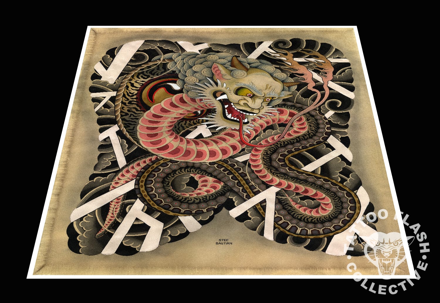 stef bastian prints 12"x16" Stef Bastian Tattoo Print #21- 12"x16" and 18"x24"