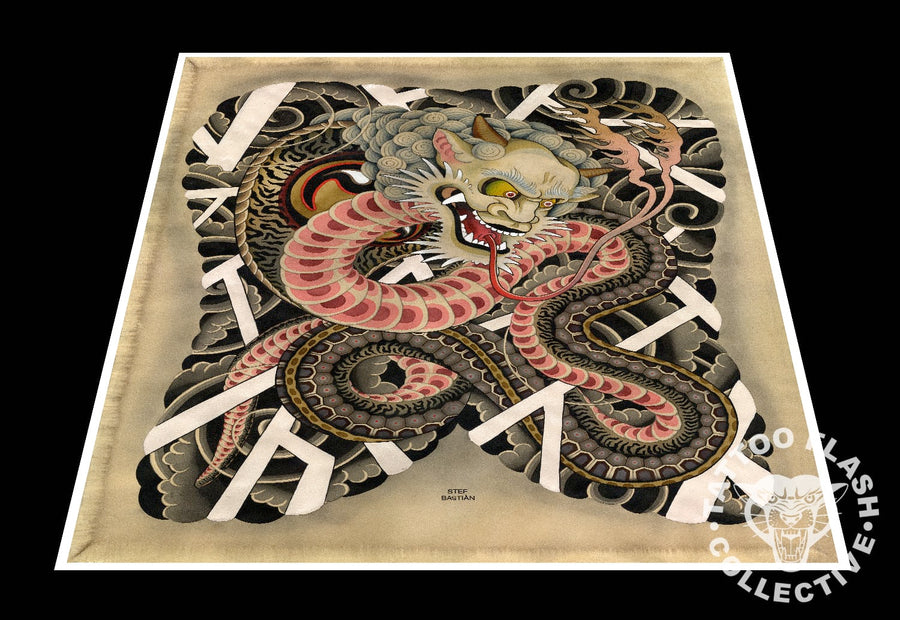 stef bastian prints 12"x16" Stef Bastian Tattoo Print #21- 12"x16" and 18"x24"