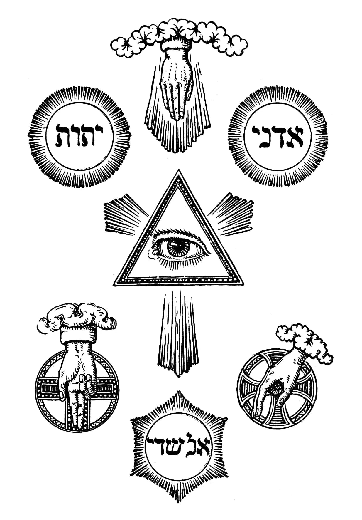 Tattoo Flash Collective Books Mystic Imagery - Christian