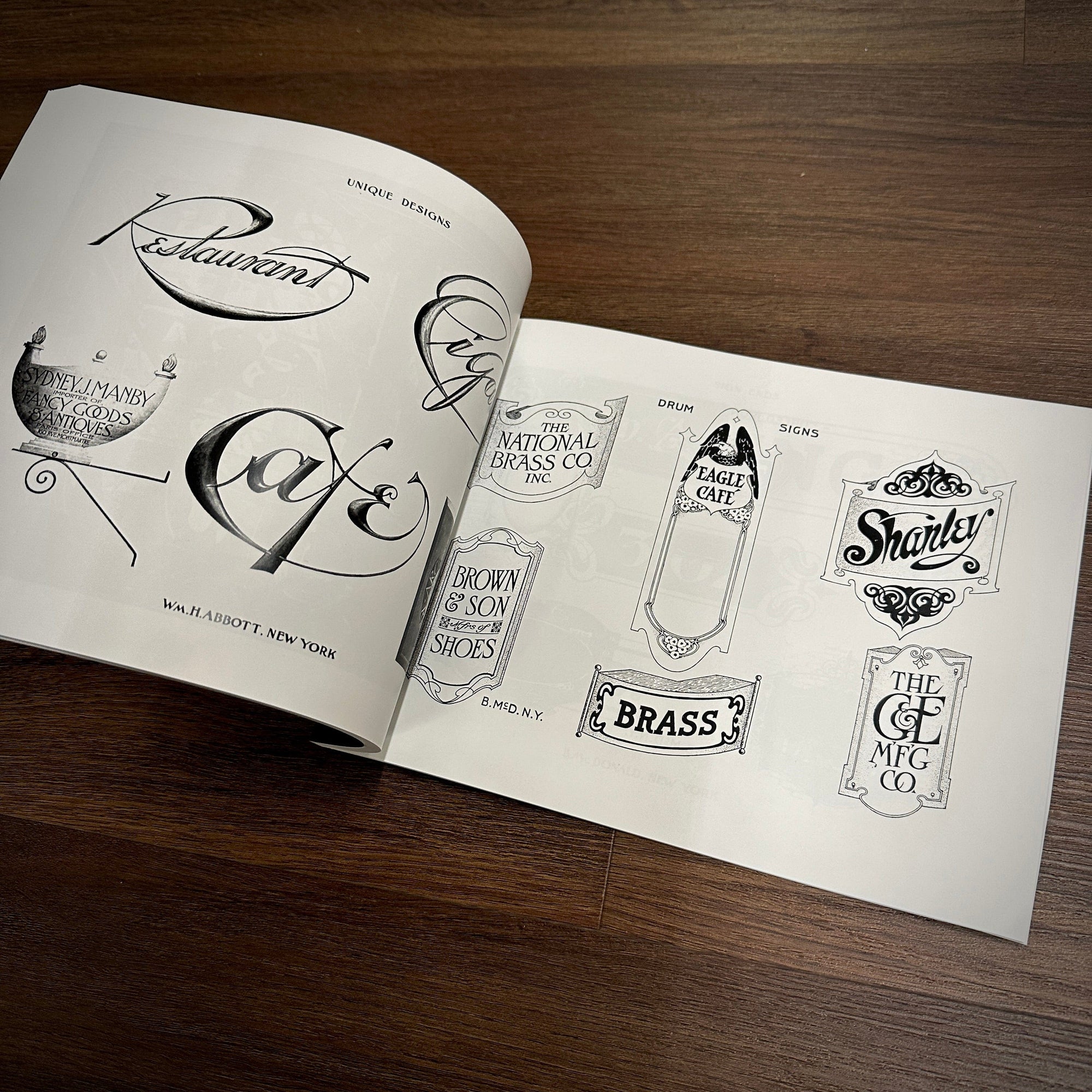 Tattoo Flash Collective Books The Sign & Lettering Book (Scratch & Dent)