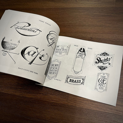 Tattoo Flash Collective Books The Sign & Lettering Book (Scratch & Dent)