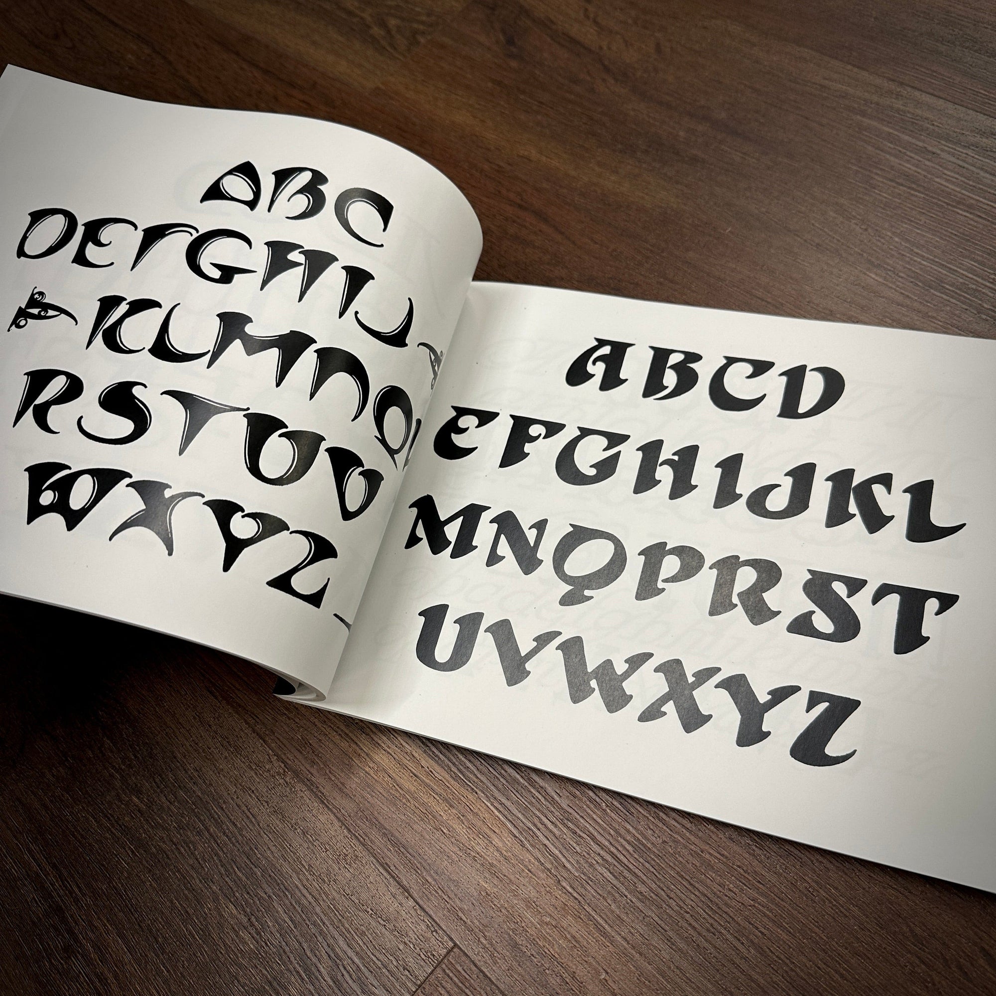 Tattoo Flash Collective Books The Sign & Lettering Book (Scratch & Dent)