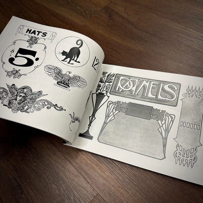 Tattoo Flash Collective Books The Sign & Lettering Book (Scratch & Dent)