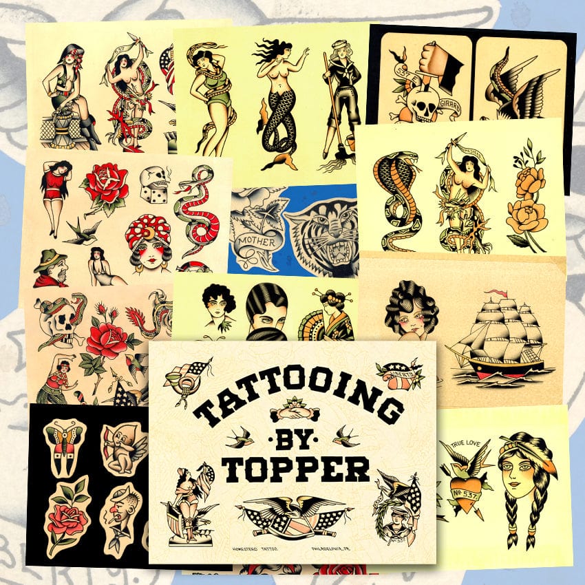 Tattoo Flash Collective Books Topper homestead