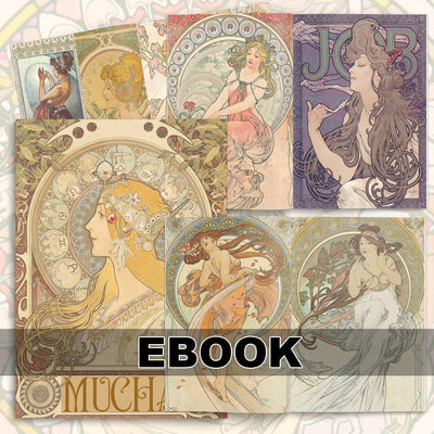 Tattoo Flash Collective digital books Mucha Vol.2 ebook