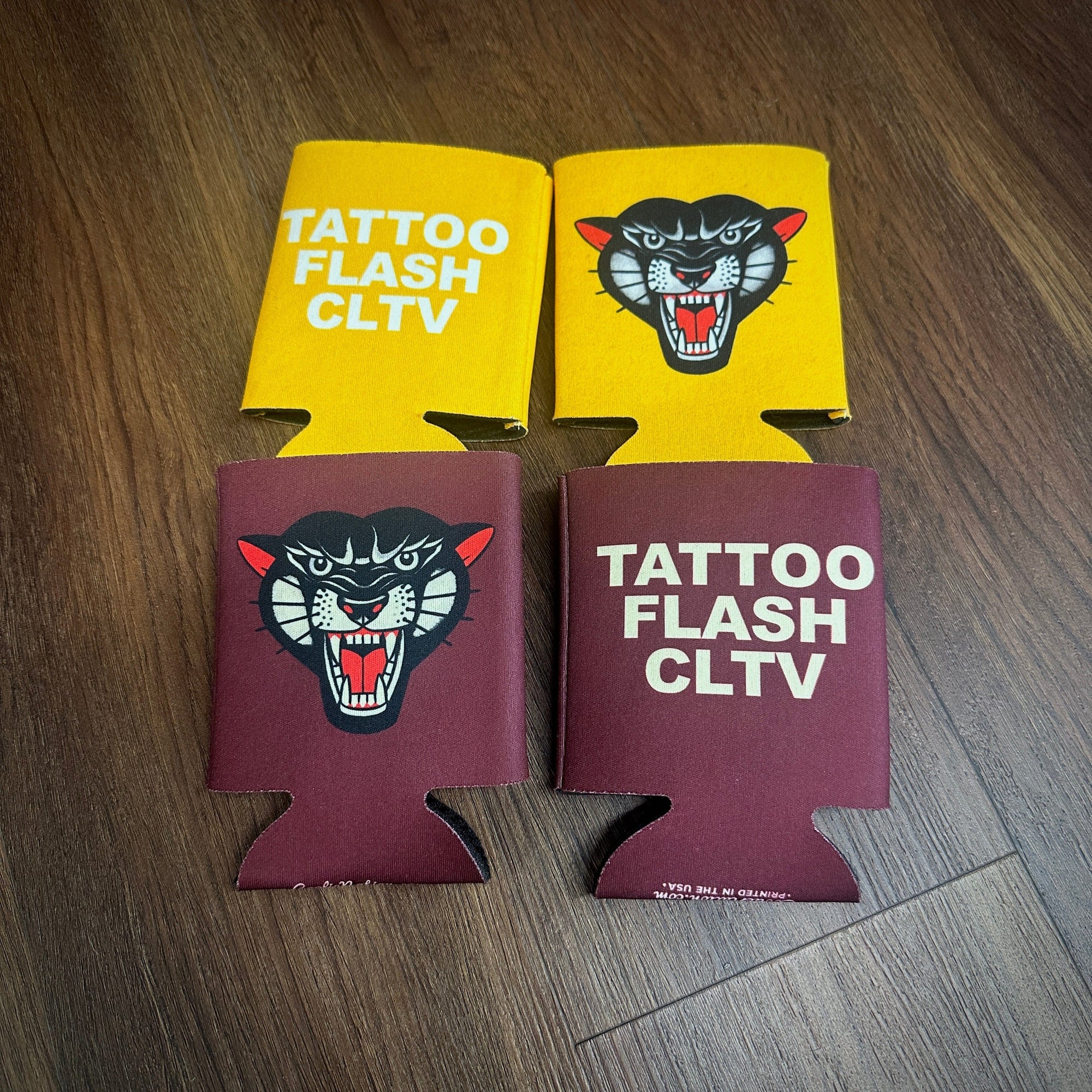Tattoo Flash Collective Merch Koozies