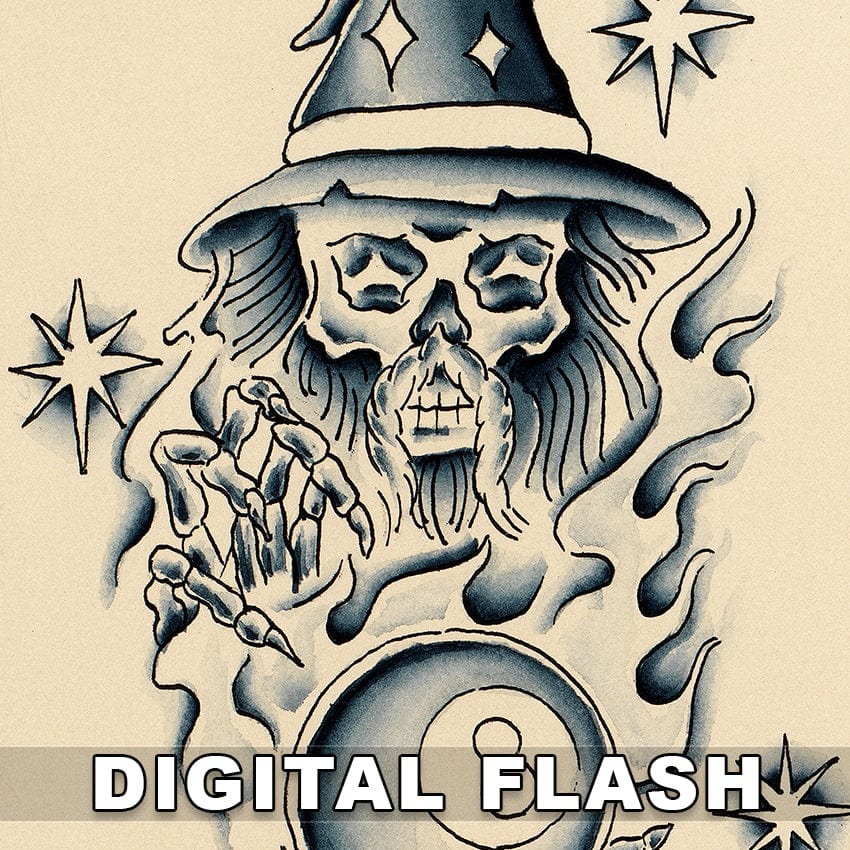 Tex Valiente digital download Tex Valiente Digital Tattoo Flash #01-#05