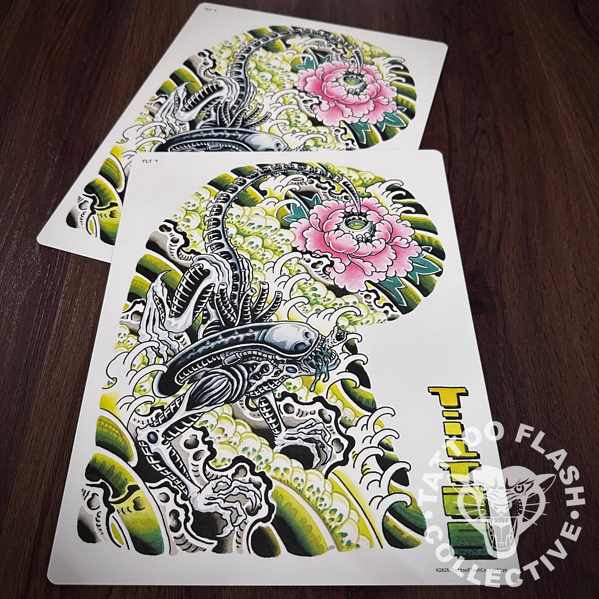 Tilt Flash Tilt Tattoo Flash #01