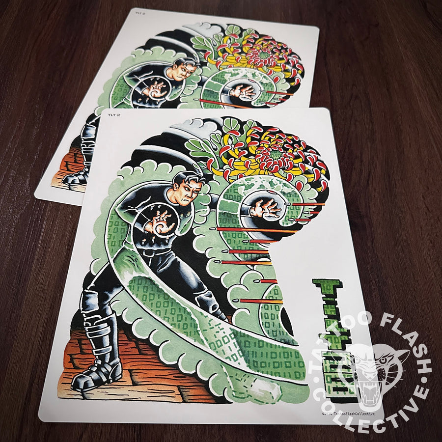 Tilt Flash Tilt Tattoo Flash #05